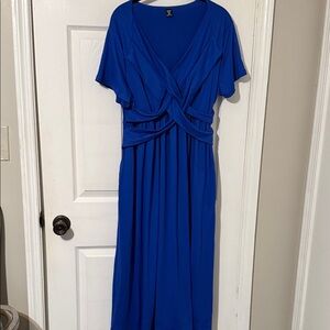 SHEIN Royal Blue Maxi Dress